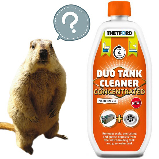 Як працює Рідина-Очищувач Thetford Duo Tank Cleaner (8710315995473)?