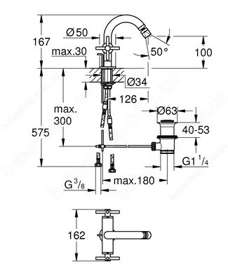 Смеситель для Биде Grohe Atrio New (24027003)