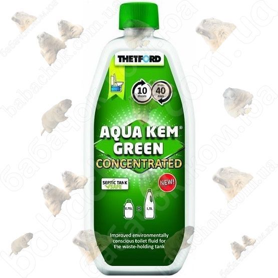 Жидкость Thetford Aqua Kem Green Concentrated 0,75л