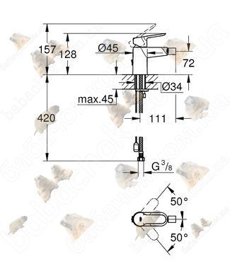 Смеситель для Биде Grohe BauEdge (23332000)