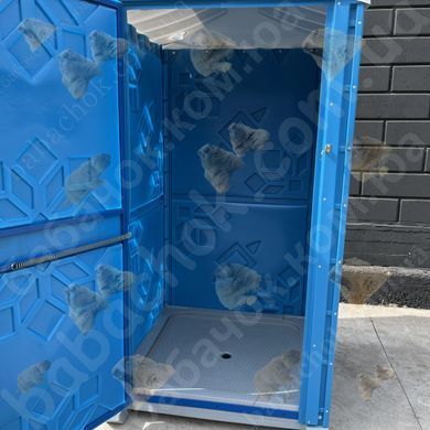 Вулична Пластикова Душова кабіна Техпром, Синя, 150л, ТЕН