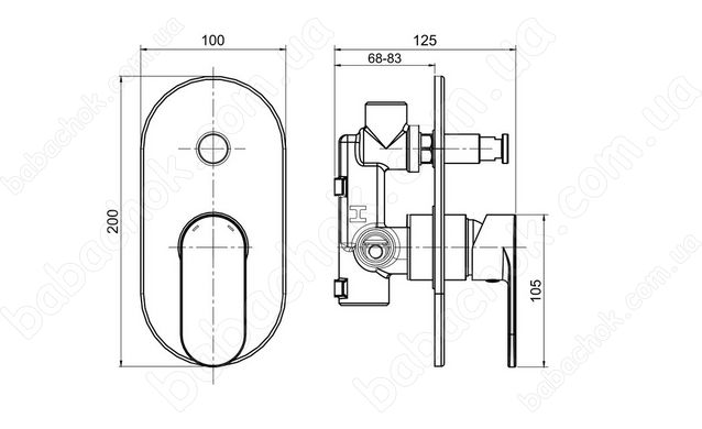 Смеситель для Ванны Koller Pool Round Arc (RA10150)