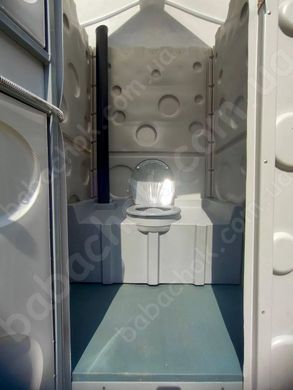 Туалетна кабіна Техпром Стандарт Сіра