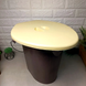 Відро-туалет Plastic`s Craft 16л, Коричневий, з Кришкою