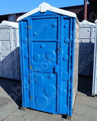 Уцінена Туалетна кабіна Техпром Стандарт Сіро-Синя на складі виробника