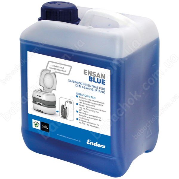 Рідина Enders Ensan Blue 5L для Нижнього Бака Біотуалета