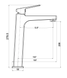 Смеситель для Раковины Чаши Koller Pool Neon Cube (NC0200XL)