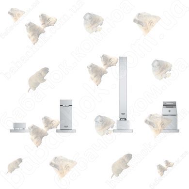 Врезной Смеситель на Борт Ванны Grohe Eurocube (19897001)