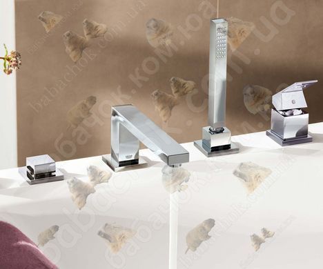 Врезной Смеситель на Борт Ванны Grohe Eurocube (19897001)
