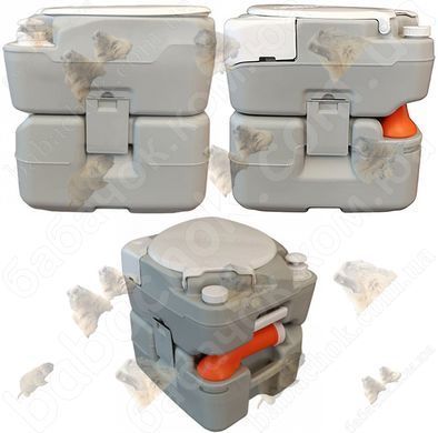 Біотуалет Avial (6320TDS), 20л, 42см, Поршень, Індикатор, Клапан, Патрубок