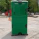 Туалетна кабіна T Blustar RapidLoo STAR (green vc1) вигляд ззаду