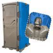 Туалетная кабина T Blustar RapidLoo STAR (blu stark b04), с Баком, Синяя, 180л