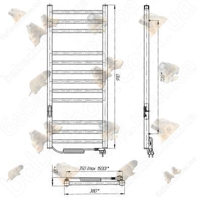 Рушникосушарка Laris Зебра Імідж 350x900 (73207654)