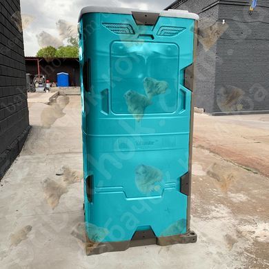 Туалетна кабіна T Blustar RapidLoo STAR (verde tiffany v07) вигляд збоку