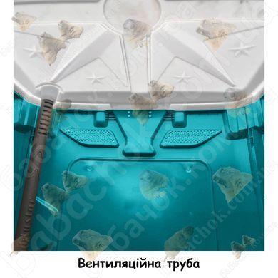 Вентиляційна труба Туалетної кабіни T Blustar RapidLoo STAR (verde tiffany v07)