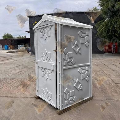 Туалетна Кабіна Техпром Порожня 105x105x215, Сіра на складі виробника