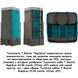 Упаковка з чотирьох розібраних Туалетних кабін T Blustar RapidLoo STAR (verde tiffany v07)