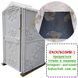 Туалетна кабіна Техпром Порожня 105x105x215, Сіра