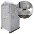 Туалетная кабина Техпром Стандарт с Баком, 105x105x215, Серая, 250л