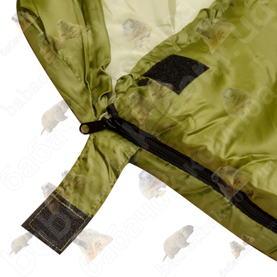 Фіксуюча липучка Спального мішка Time Eco Light-210 (4000810002733) для запобігання випадкового саморозкривання блискавки