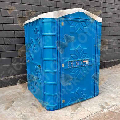 Туалетна кабіна Техпром Порожня 150x150x205, Синя