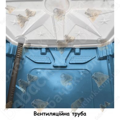 Вентиляційна труба Туалетної кабіни T Blustar RapidLoo STAR (azure e/749)
