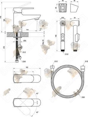 Смеситель для Раковины Ravak BM (X070076)