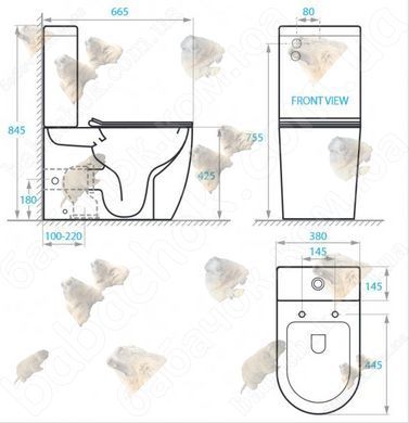 Унитаз-Компакт Koller Pool Round Rimless Soft-Close