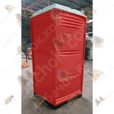 Туалетна кабіна Armal CUBE Bright Red вигляд ззаду