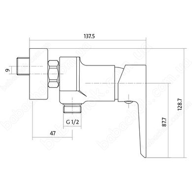 Смеситель для Душа Cersanit Mille (S951-031)