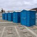 Туалетні Кабіни Техпром Сімейна з Баком, 150x150x205, Синя, 250л на складі виробника