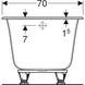 Ванна Geberit Soana 170x70 (554.002.01.1)