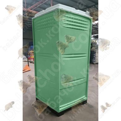 Туалетна кабіна Armal CUBE Apple Green вигляд ззаду