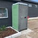 Туалетна кабіна Armal CUBE Apple Green у використанні біля офісного приміщення