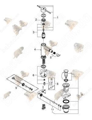 Змішувач для Біде Grohe Essence New (32935GL1)