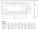 Ванна Koller Pool Dakota Double 180x80