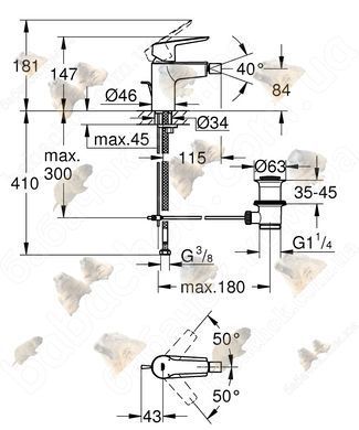 Смеситель для Биде Grohe QuickFix Start (32560002)