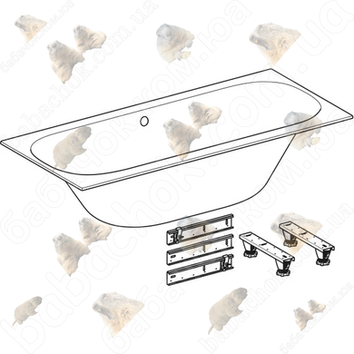 Ванна Geberit Soana 180x80 (554.004.01.1)