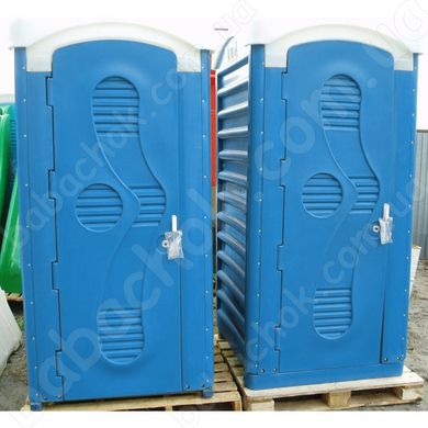 Дві Туалетні Кабіни Укрхімпласт ТКМ Синя на складі виробника