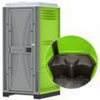 Туалетная кабина Armal CUBE Green-Lime, с Баком, Зеленый лайм, 210л