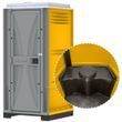 Туалетная кабина Armal CUBE Chrome Yellow, с Баком, Желтая, 210л
