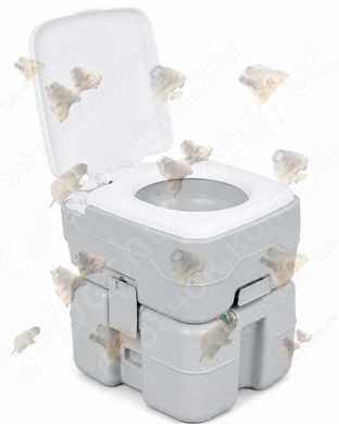 Биотуалет Time Eco TE-3320T, 20л, 42см, поршень, индикатор, клапан, патрубок