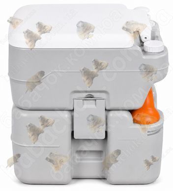 Биотуалет Time Eco TE-3320T, 20л, 42см, поршень, индикатор, клапан, патрубок