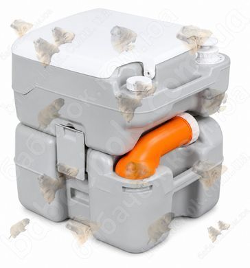 Биотуалет Time Eco TE-3320T, 20л, 42см, поршень, индикатор, клапан, патрубок