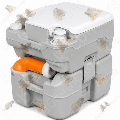 Биотуалет Time Eco TE-3320T, 20л, 42см, поршень, индикатор, клапан, патрубок