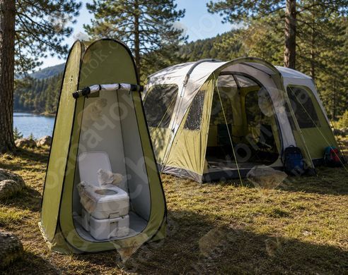 Биотуалет Time Eco TE-3320T, 20л, 42см, поршень, индикатор, клапан, патрубок
