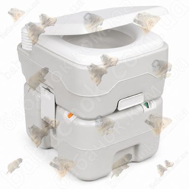 Биотуалет Time Eco TE-1120T, 20л, 42см, помпа, индикатор, клапан
