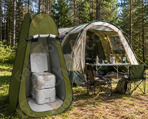 Биотуалет Time Eco TE-1120T, 20л, 42см, помпа, индикатор, клапан