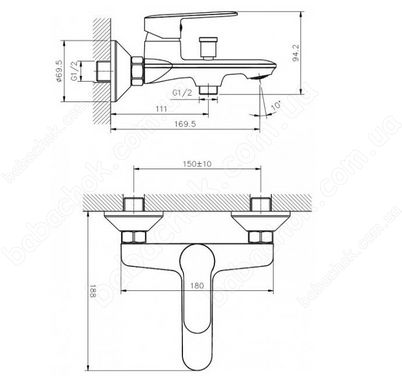 Смеситель для Ванны Koller Pool Line (LN0100)