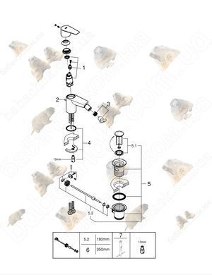 Змішувач для Біде Grohe BauEdge New (23331001)